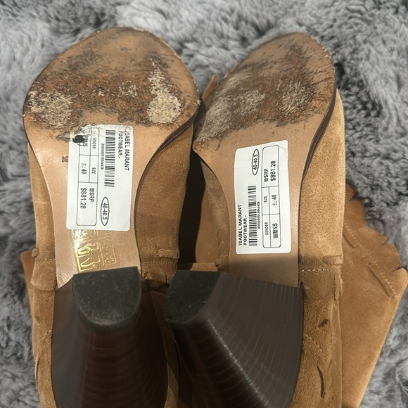 Isabel Marant Tan Suede Boots - Picture 8 of 9
